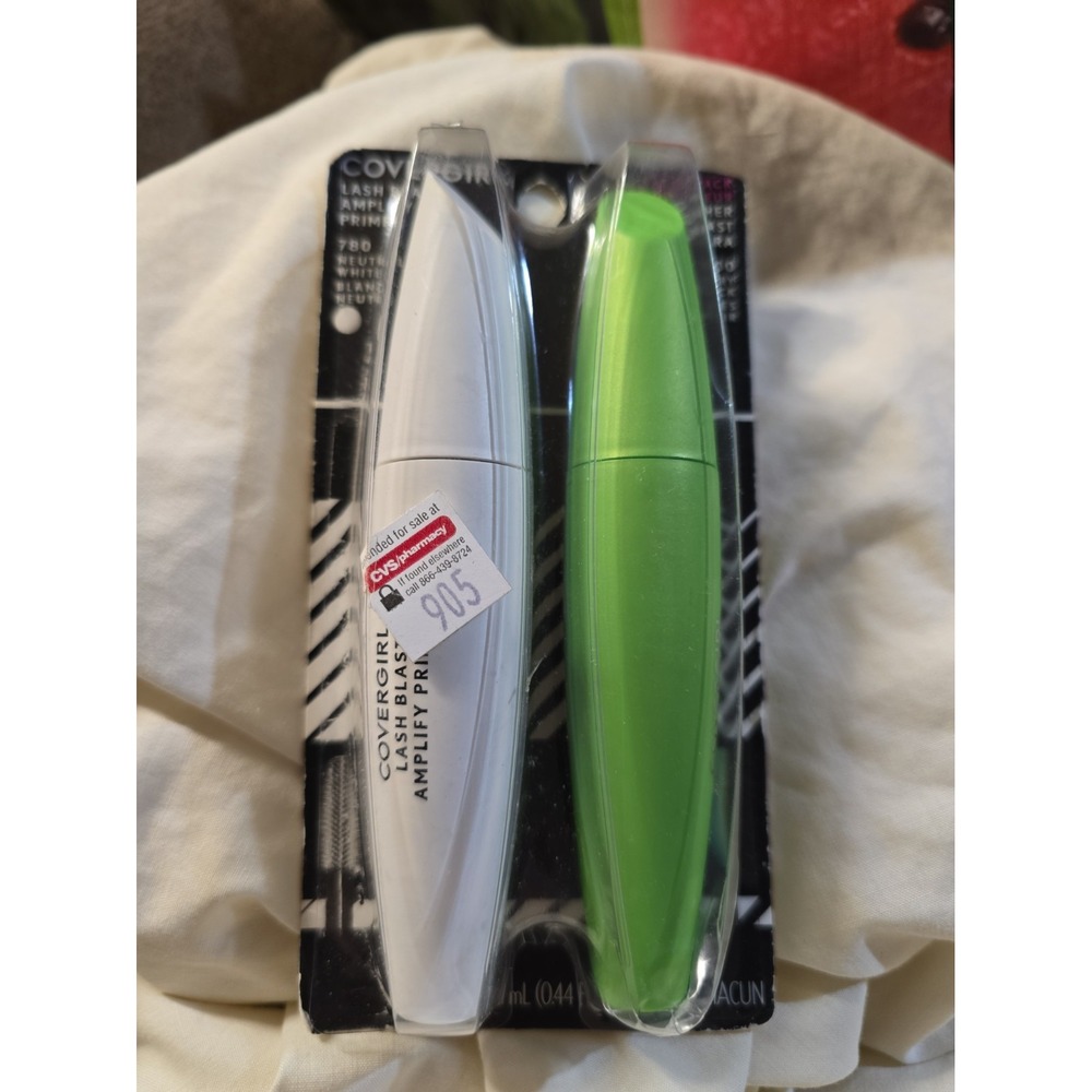 Covergirl Amplify Primer 780 Natural White Clump Crusher Mascara 800 Very Black